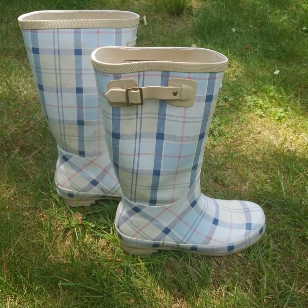 Barbour rubber rain boots